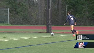 Yarmouth soccer teams advance in state tournmament [upl. by Navek479]