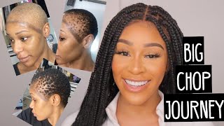 GLUEING MY WIGS MADE ME SHAVE MY HAIR  MY BIG CHOP JOURNEY  FT WIG FIX [upl. by Dee662]