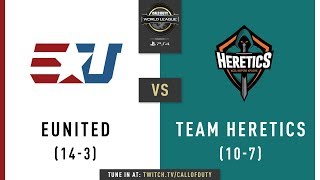 eUnited vs Team Heretics  CWL Pro League 2019  Division B  Week 10  Day 4 [upl. by Mariko]