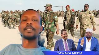 Ahmed madoobe muqdisho waa kasoo tagay iyo Hassan sh maxamuud oo wajigiisa dhabta lasoo baxay [upl. by Vincenta588]