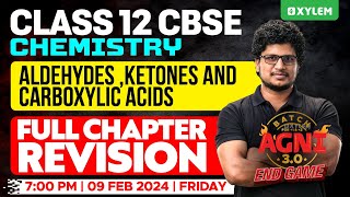 Class 12 CBSE Chemistry  Aldehydes  Ketones and Carboxylic Acids  Full Revision Xylem CBSE 11amp12 [upl. by Dnanidref]