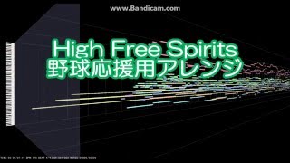 【吹奏楽】High Free Spirits【野球応援用アレンジ】 [upl. by Florenza]