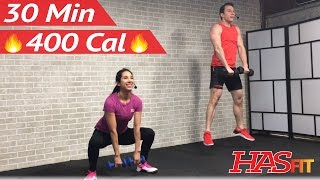 30 Minute HIIT Tabata Workout for Fat Loss amp Strength High Intensity Interval Training Home Routine [upl. by Nick]