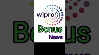 Wipro Bonus Ratio  Wipro Share Latest News wipro trading stockmarket [upl. by Averi]