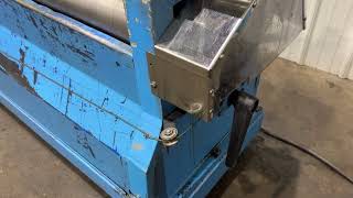 80quot X 14quot HELLER MODEL S20505 INITIAL PINCH PLATE BENDING ROLLS STOCK 77846 [upl. by Nnylirej]