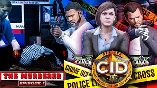 THE MURDERER  Episode1   CID X GTA 5  Crime Investigation Department in GTA 5  XeLRant [upl. by Riess]