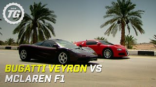 Bugatti Veyron vs McLaren F1  Top Gear [upl. by Harwell]