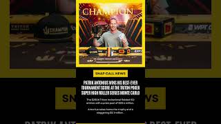 Patrik Antonius wins 51 million at the Triton Poker Super High Roller Series poker pokernews [upl. by Chelsie]