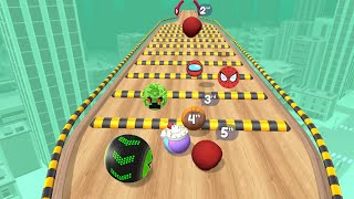 Going Balls Vs Action Balls Sky Rolling Ball 3D 3D Rolling Balls Go [upl. by Netsirt]