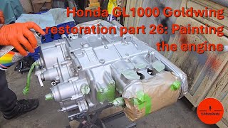 Honda GL1000 Goldwing restoration part 26 [upl. by Inalaehak832]