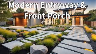 Stunning Modern Entryway amp Front Porch Designs for Your Home [upl. by Nnylecoj]