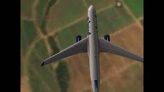 Air transat flight 236 landing animation [upl. by Nedi]