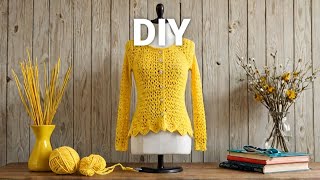 CROCHET Like a Pro With This STUNNING Top Design [upl. by Colwell]