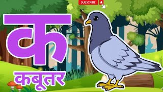 k se kabootar 1 to 100 counting ABCD 123 क ख ग learn to count alphabet a to z  MOOMOO TIME [upl. by Ilona849]