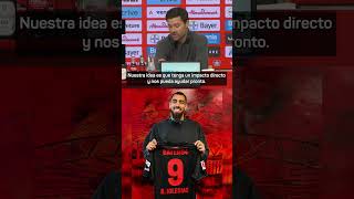 XABI ALONSO sobre el fichaje de BORJA IGLESIAS quotNuestra idea es que tenga un IMPACTO DIRECTOquot [upl. by Yetty]