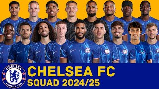 CHELSEA FC Full Squad For Season 202425  Chelsea  FootWorld [upl. by Lorna]