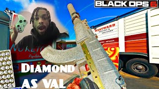 I UNLOCKED DIAMOND On The quotAS VALquot In BLACK OPS 6 [upl. by Esereht]