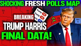 Final Polls Result Insistently Shows Trump 2024 Election Night Polls Map Prediction [upl. by Eiznek]