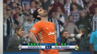 Juventus vs Real Madrid Uefa Champions League Final  PES 2017 Penalty Shootout [upl. by Cowan431]