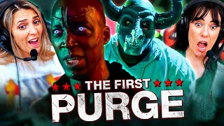 THE FIRST PURGE 2018 MOVIE REACTION FIRST TIME WATCHING Full Movie Review  The Purge 4 [upl. by Elah]