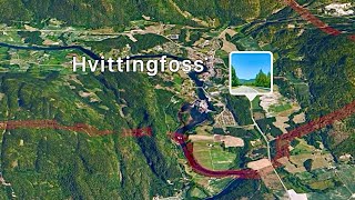 Hvittingfoss Kongsberg kommune Viken Norway [upl. by Rutherford]