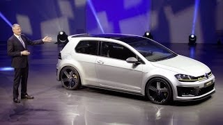 Volkswagen Golf R400  2014 Beijing Auto Show  AutoEmotionenTV [upl. by Akemehs]