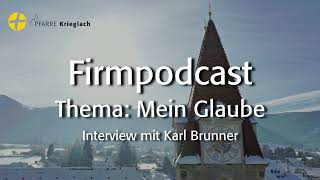 Firmpodcast 02  Mein Glaube LiveInterview [upl. by Frannie]