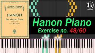 Hanon Piano Exercise no4860  Philic Piano [upl. by Beverle779]