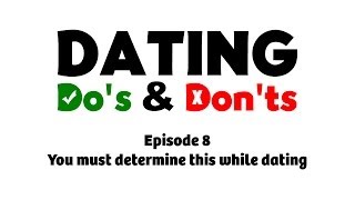 You must determine this while dating  Dating Dos amp Donts E8  Rabbi Manis Friedman [upl. by Aivizt]