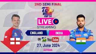 Live T20 World Cup 2024 Scorecard  India vs England  2nd Semi Final ICC Mens T20 World Cup [upl. by Casi]