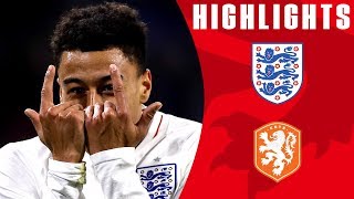 Netherlands 01 England  Lingard Scores Winner in Promising Night for England  Official Highlights [upl. by Llennehc]