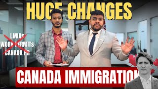 NO LMIA amp Work Permits for Immigrants  BIG Changes in CANADA🇨🇦 Immigration [upl. by Haidedej]