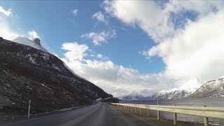 Scenic drive from Finnish Lapland to the Lofoten Islands Norway [upl. by Htiderem320]