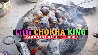 Ultimate Desi Village Food  India ka Best बिहारी Litti Chokha at Bati Chokha in Varanasi India [upl. by Iturk]