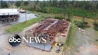 Alabama tornadoes devastate towns leaving at least 23 dead [upl. by Iturk290]