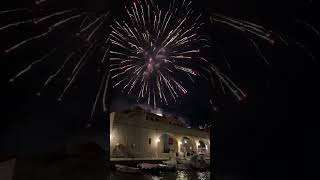 New Year fireworks in Dubrovnik part II 🎆 [upl. by Heeley]