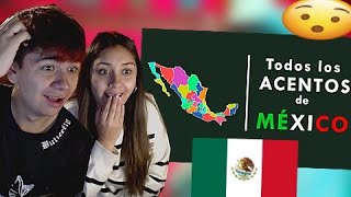 🇨🇱 REACCIÓN a TODOS los ACENTOS de MÉXICO 🇲🇽 QUEDAMOS SORPRENDIDOS [upl. by Asirral319]