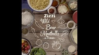 ZizziRecipes  Wild Boar Meatballs Al Forno [upl. by Anerul]