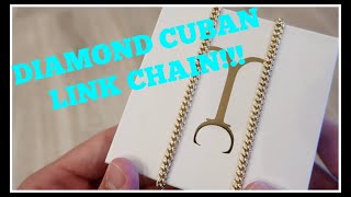 First Diamond CUBAN link chain [upl. by Corina906]