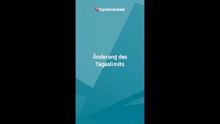 HVB Mobile Banking App Änderung des Tageslimits [upl. by Fasano]