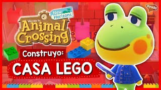 CONSTRUYO UNA CASA DE BLOQUES LEGO EN ANIMAL CROSSING NEW HORIZONS [upl. by Becker]