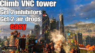 Dying Light 2  How to climb the VNC tower and get 2 inhibitors and 2 military air drops in one go [upl. by Hsetirp]