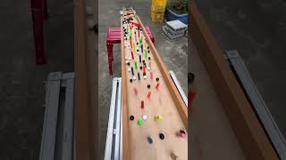 Marble run concrete and wooden course 1 ASMR [upl. by Llednol905]