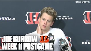 Joe Burrow NOT HAPPY with Bengals progress most discouraging season in career  Press Conference [upl. by Enrak]