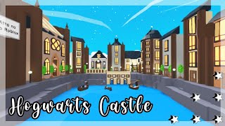 Hogwarts Castle Tour  Glitch Build  Roblox Adopt me  Attanasio [upl. by Karlise]