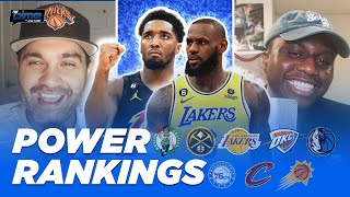 NBA Power Rankings LeBron amp Lakers impress  Are the Cavs FOR REAL  The Dime With Josh and Kwab [upl. by Meill]