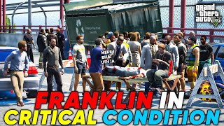 FRANKLIN IN CRITICAL CONDITION  HONDA CIVIC 2000  GTA 5  Real Life Mods 550  URDU [upl. by Adlig]