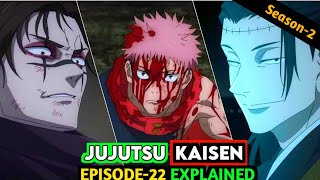 Jujutsu Kaisen Season2 Episode22 Explained in Nepali  Anime Explainer Nepali [upl. by Sirac]