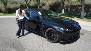 2025 BMW M3 Competition Review  ORANGE interior  Exhaust Sound  1920quot M Wheels  BMW Test Drive [upl. by Meg418]