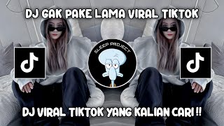 DJ GAK PAKE LAMA SPEED UP VIRAL TIKTOK TERBARU [upl. by Naujud]